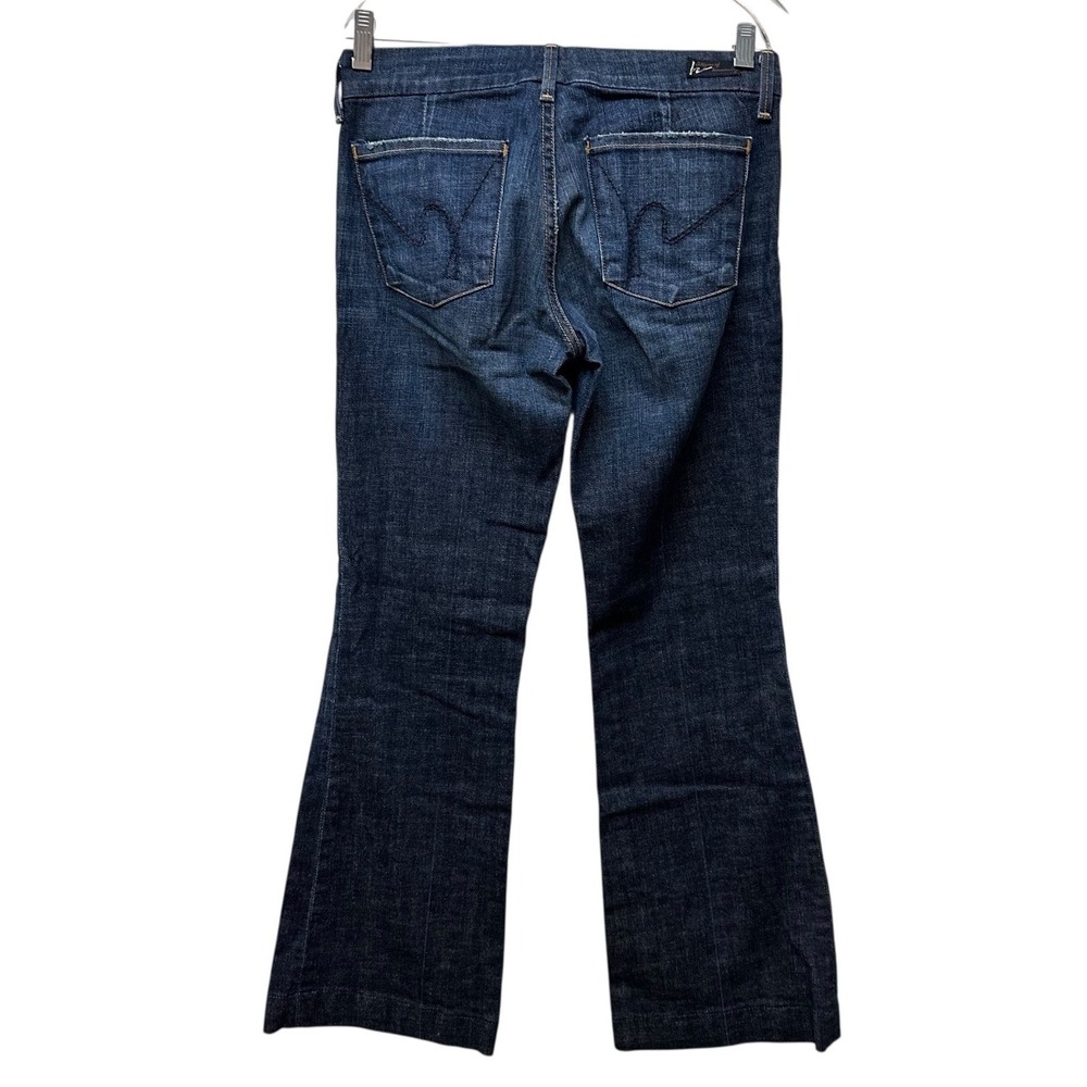 Citizens Of Humanity Faye Stretch Low Waist Full Wide Leg Flare Jeans 27 x 30 - Picture 2 of 11